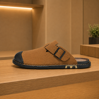 Canvas Buckle Clogs