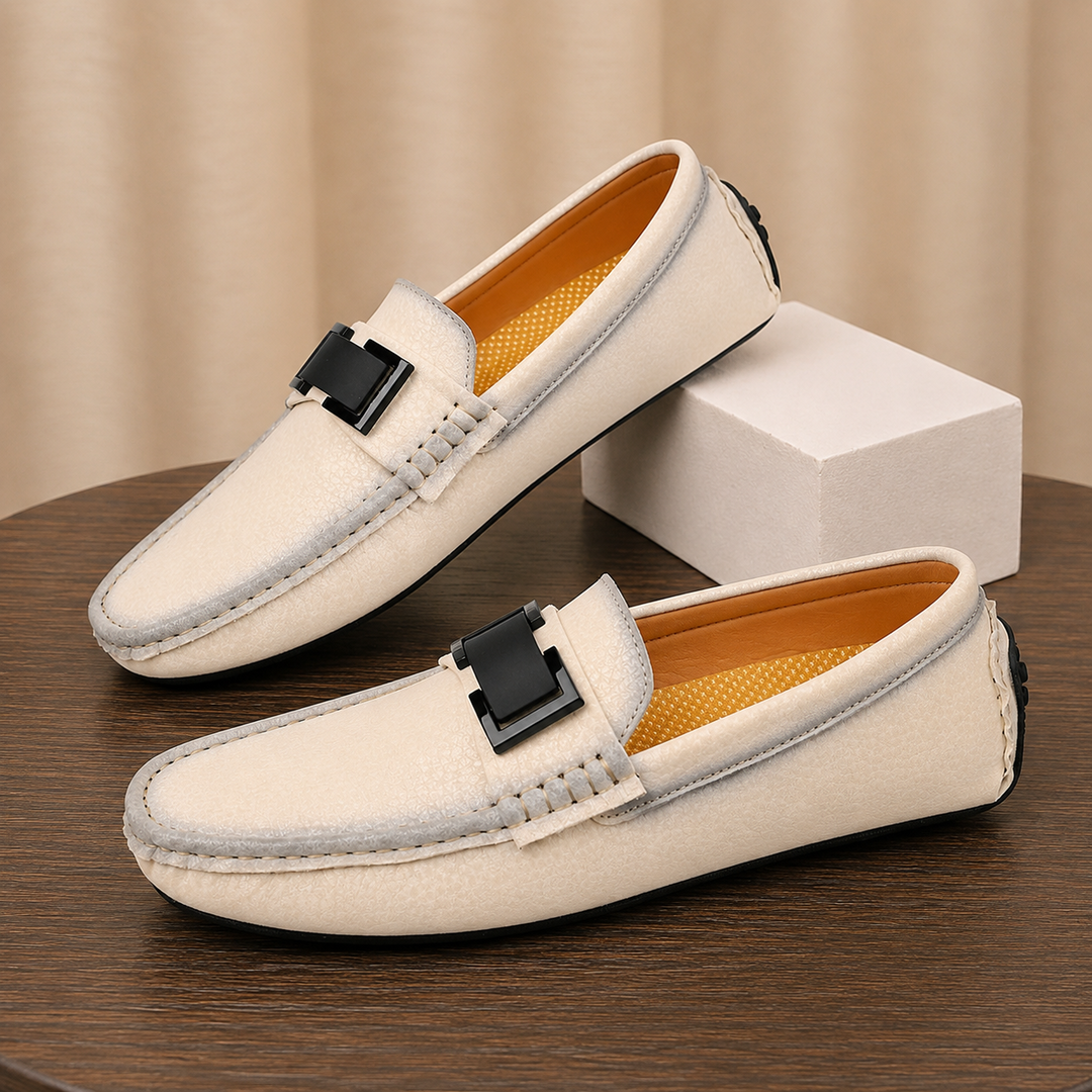 Leather Driving Moccasin Loafers