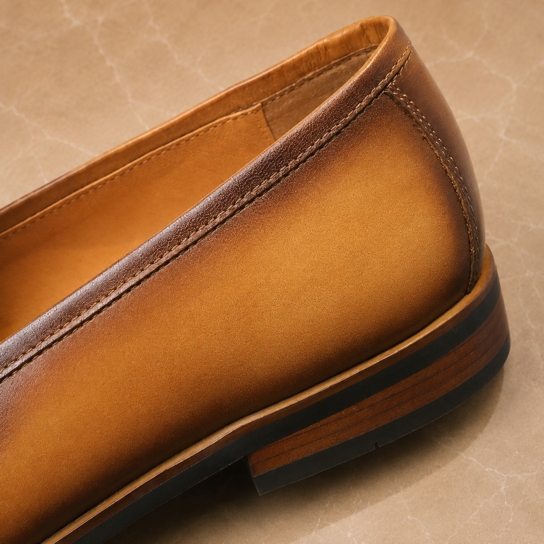 Leather Tassel Loafers