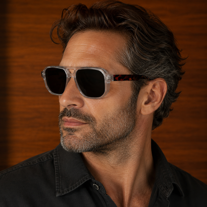 Flat-Top Square Sunglasses