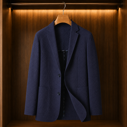 Textured Casual Blazer