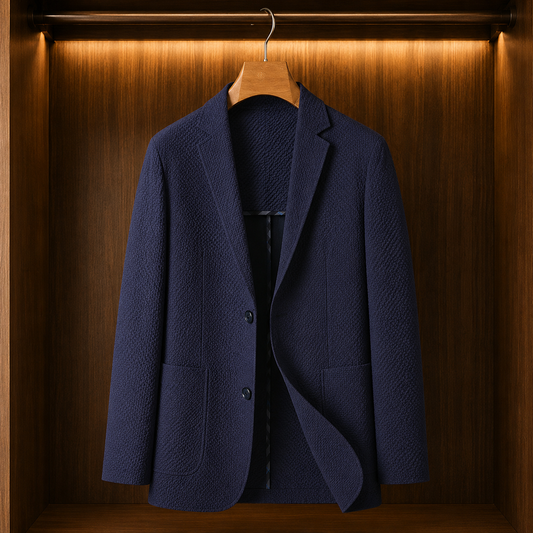 Textured Casual Blazer