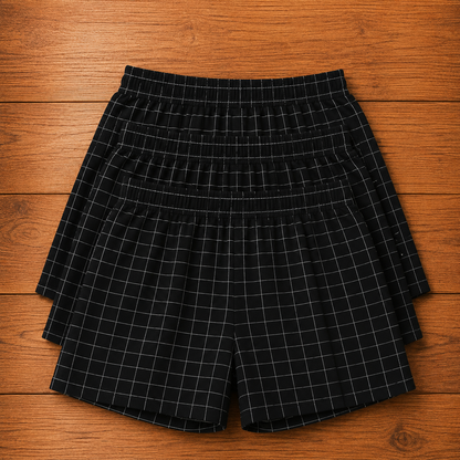 Woven Plaid Boxers