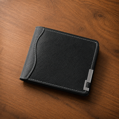 Compact Leather Wallet