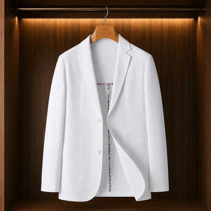 Textured Casual Blazer