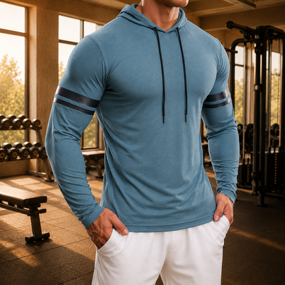 Athletic Hooded Shirt