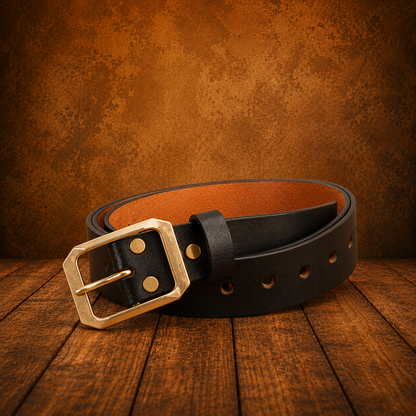 Classic Smooth Leather Belt
