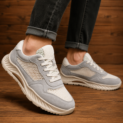 Mesh Suede Sneakers
