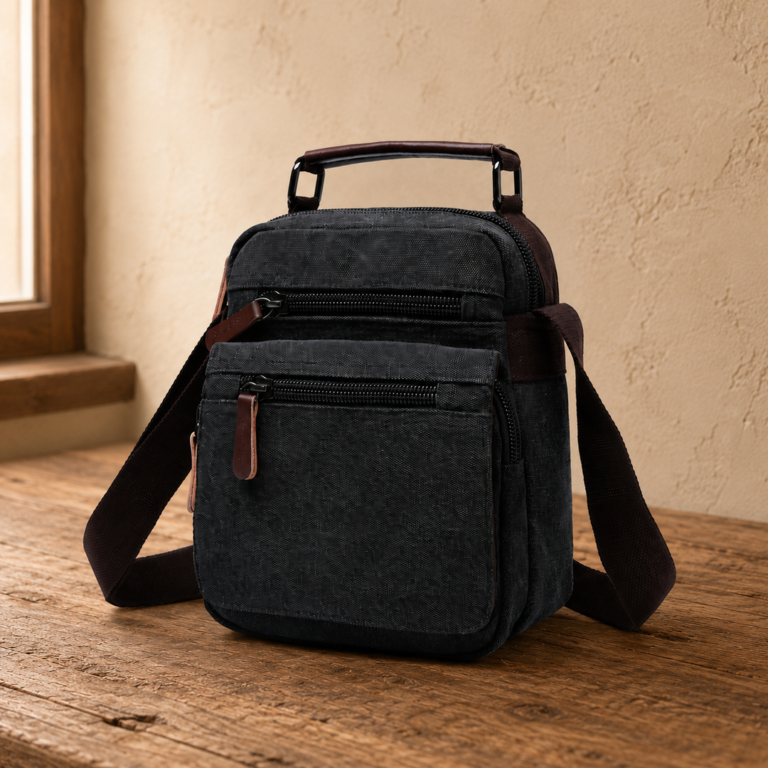 Canvas Crossbody Messenger Bag