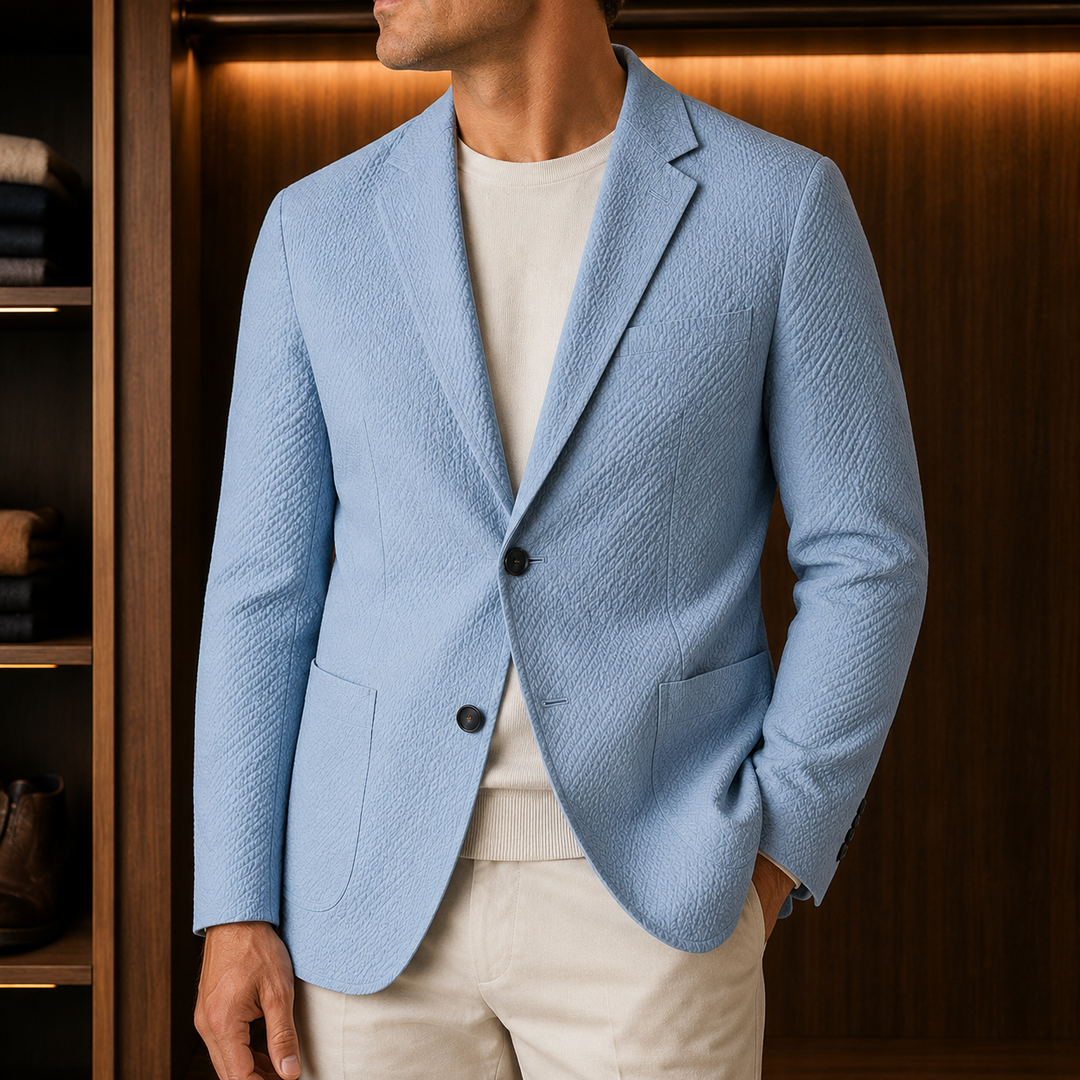 Textured Casual Blazer