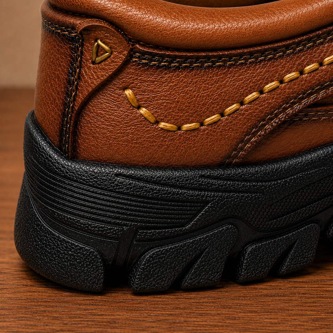 Leather Trekking Slip-Ons