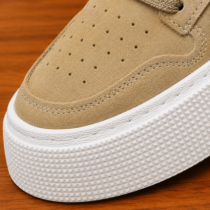 Suede Lace-Up Sneakers