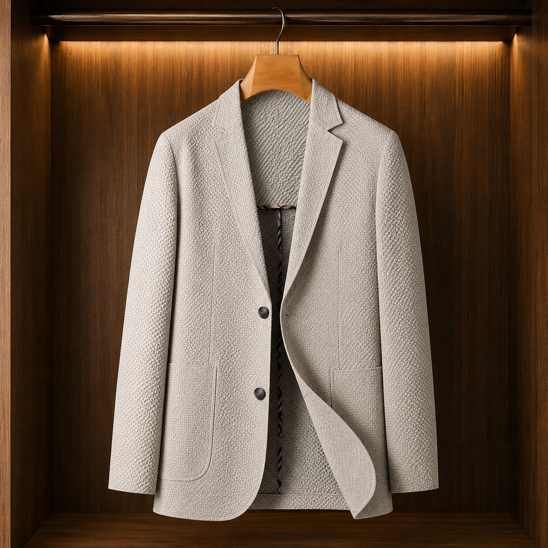 Textured Casual Blazer
