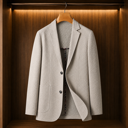 Textured Casual Blazer