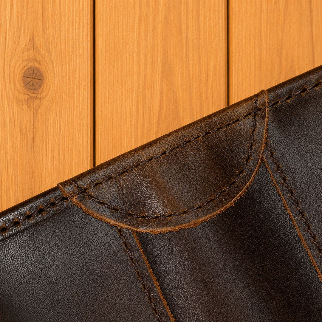 Durable Leather Long Wallet