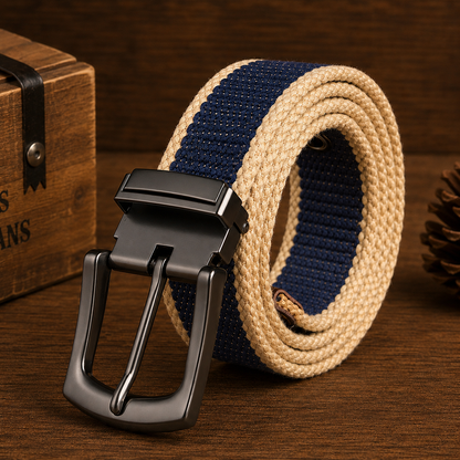 Durable Tactical Canvas Belt