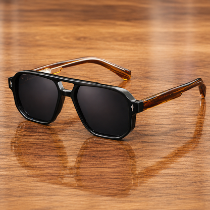 Flat-Top Square Sunglasses