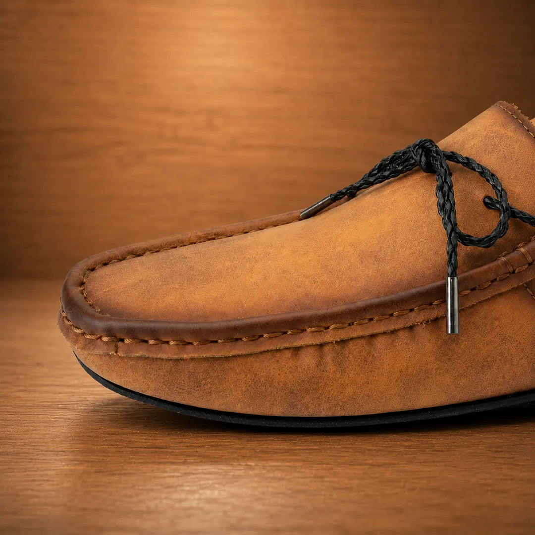 Braided Tie Loafers