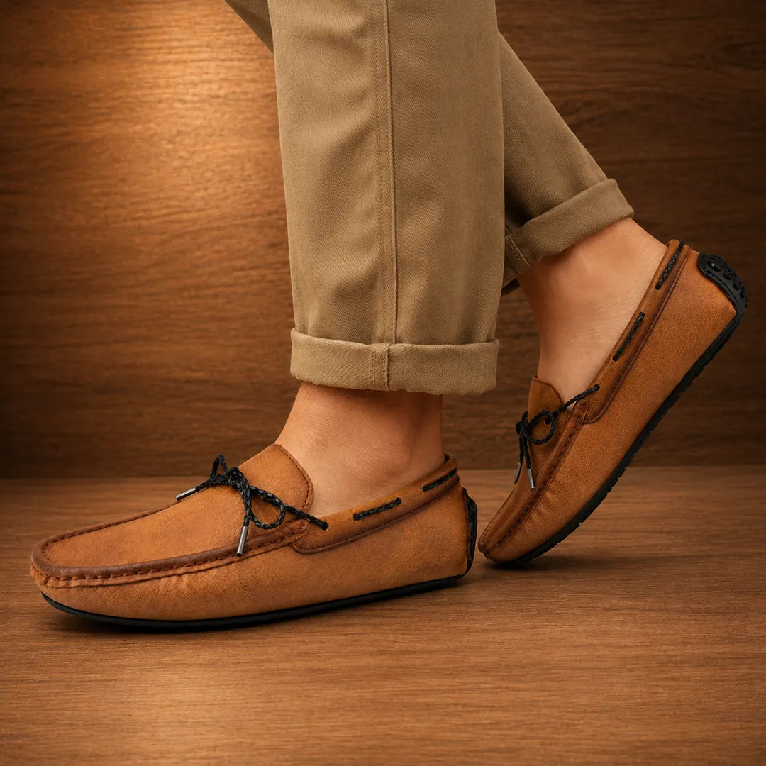 Braided Tie Loafers