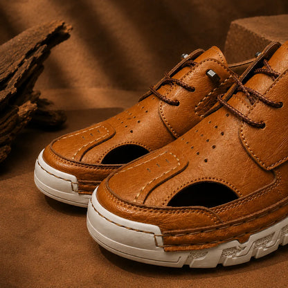 Breathable Cutout Shoes