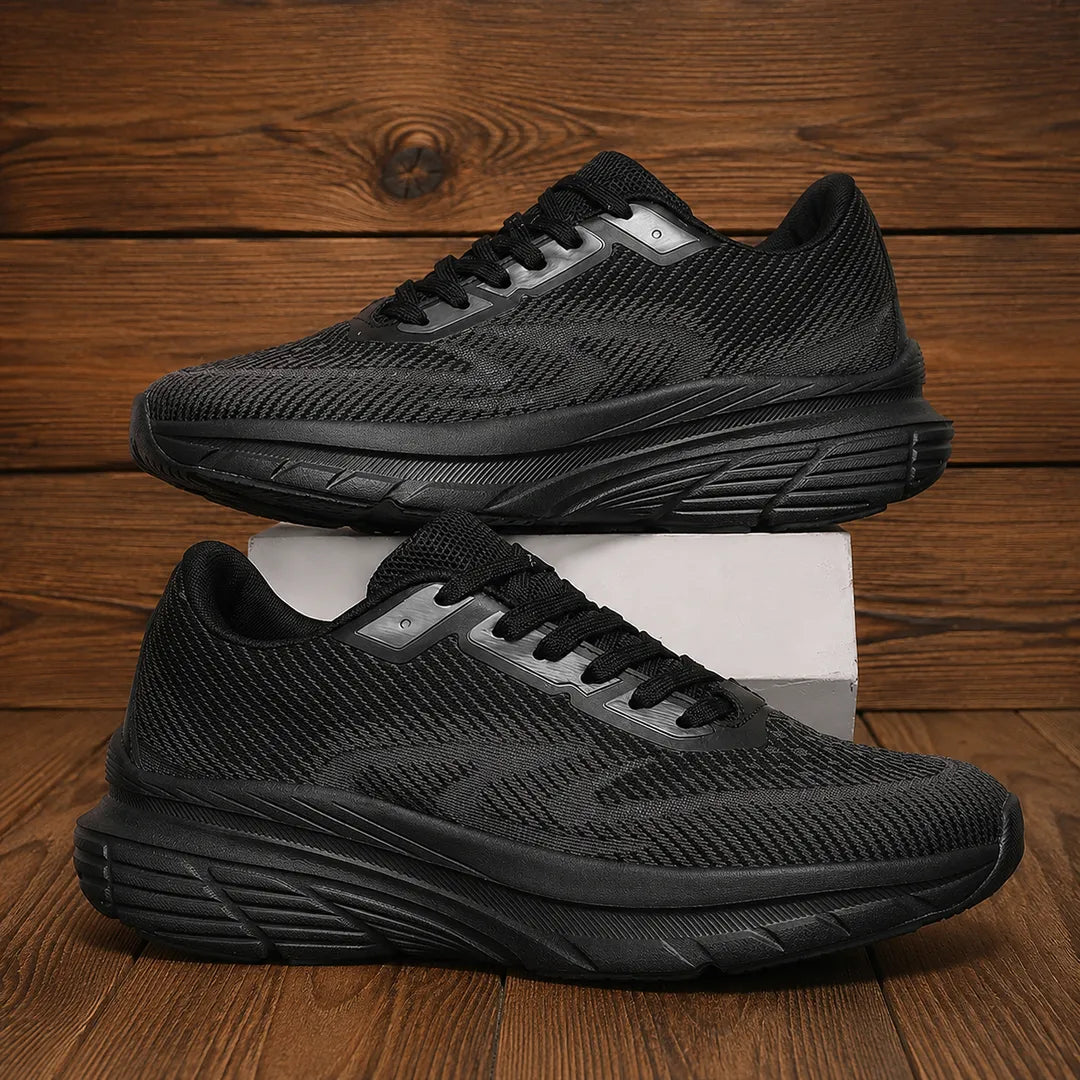 Breathable Patterned Mesh Sneakers