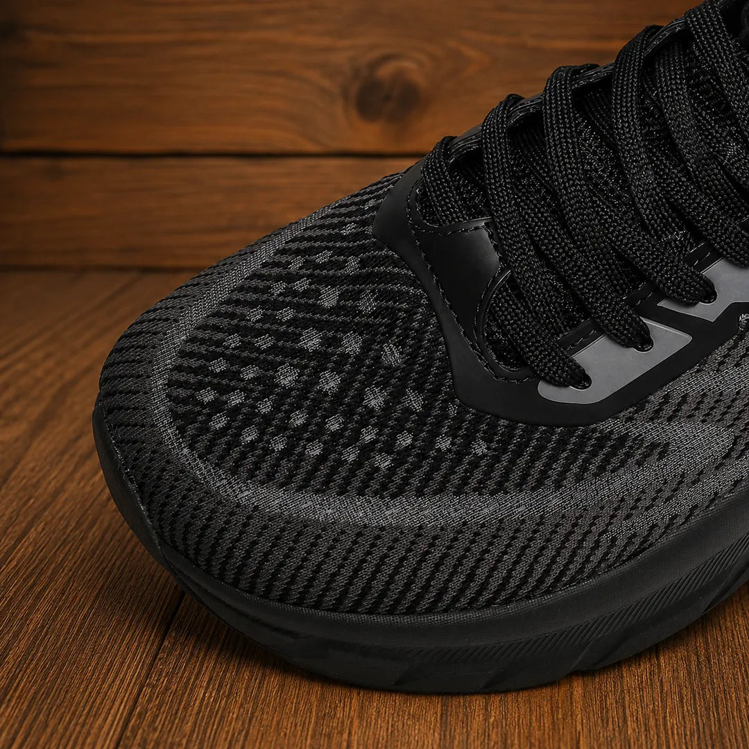 Breathable Patterned Mesh Sneakers