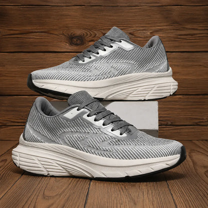 Breathable Patterned Mesh Sneakers