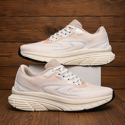 Breathable Patterned Mesh Sneakers
