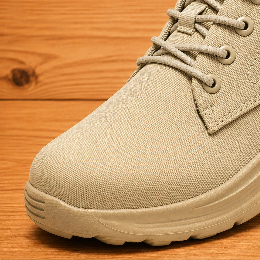 Canvas Lace-Up Casual Shoes
