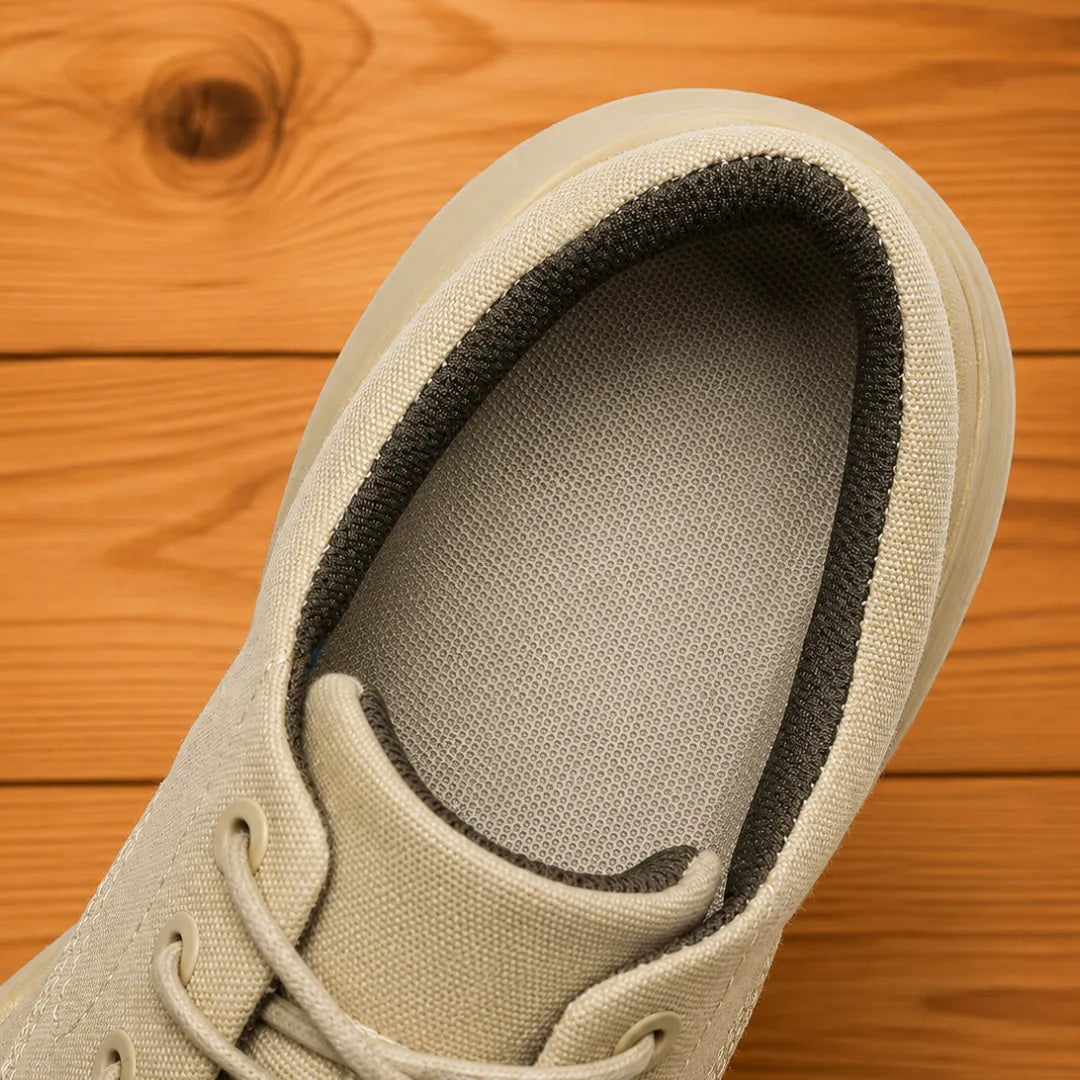 Canvas Lace-Up Casual Shoes