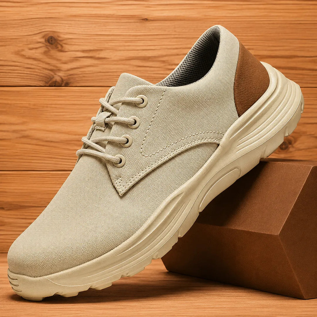 Canvas Lace-Up Casual Shoes
