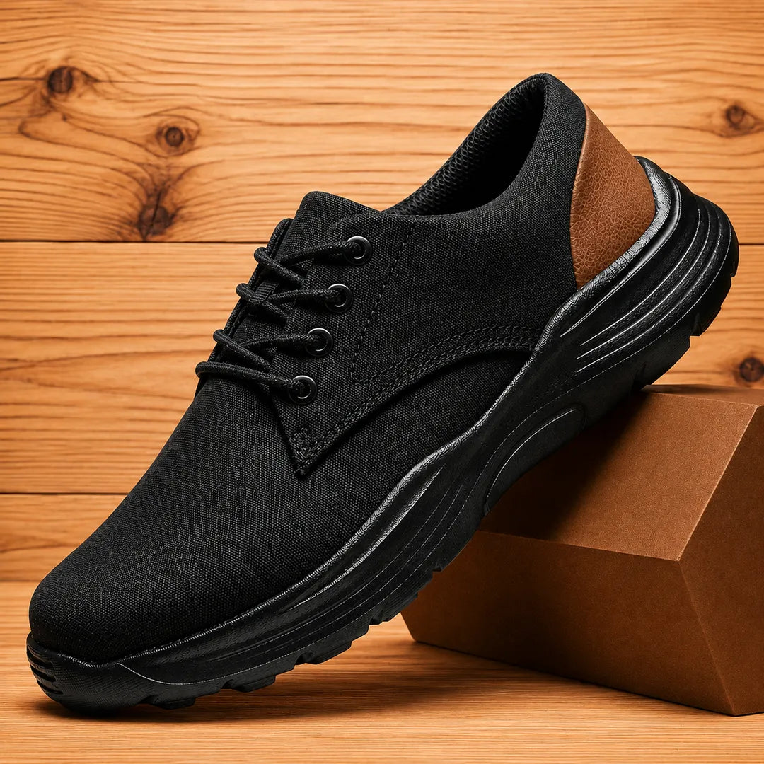 Canvas Lace-Up Casual Shoes