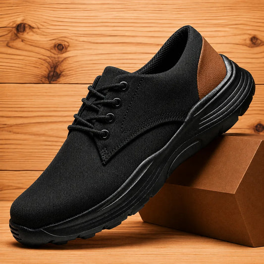 Canvas Lace-Up Casual Shoes