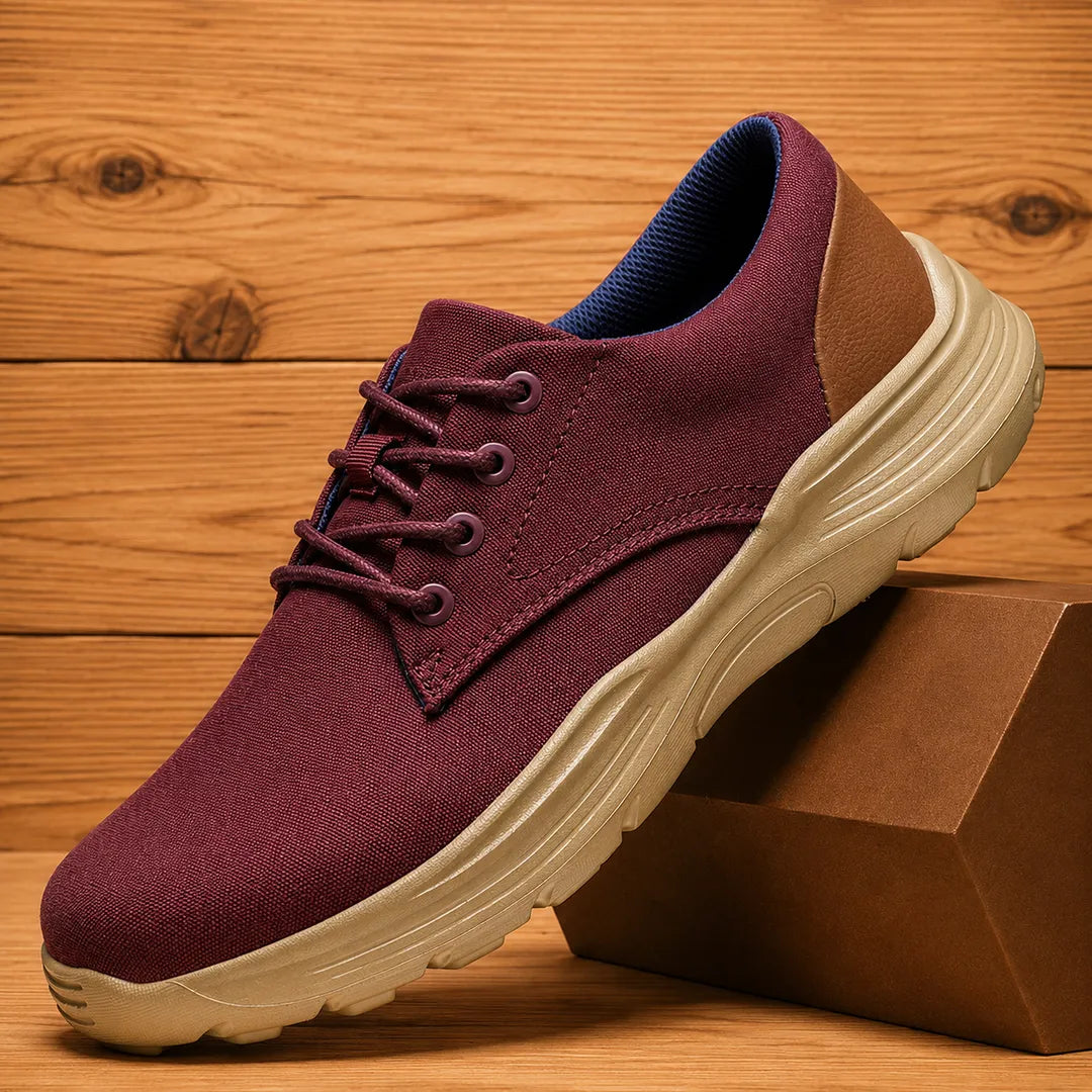 Canvas Lace-Up Casual Shoes