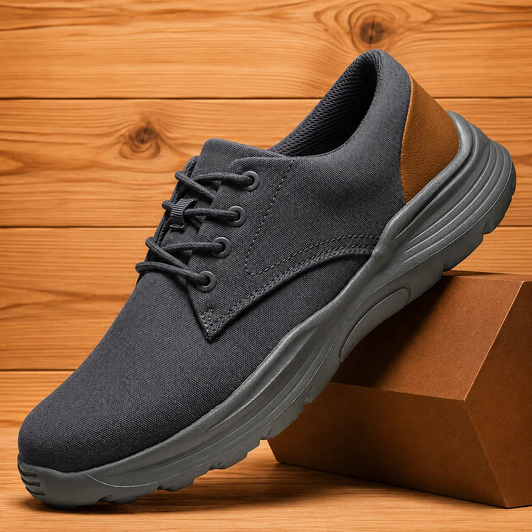 Canvas Lace-Up Casual Shoes