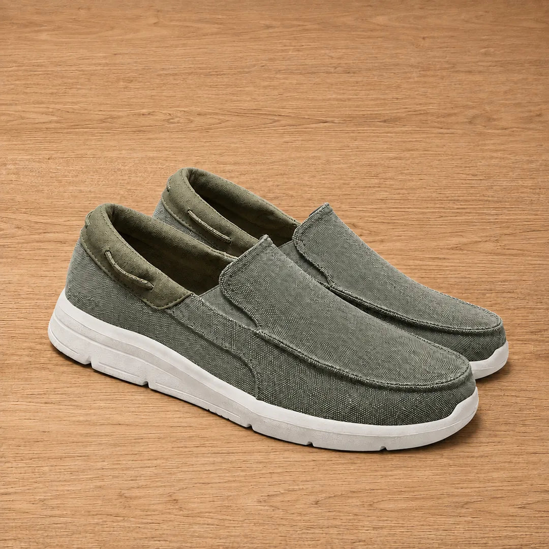 Canvas Slip-On Loafers