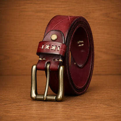 Classic Cowhide Belt