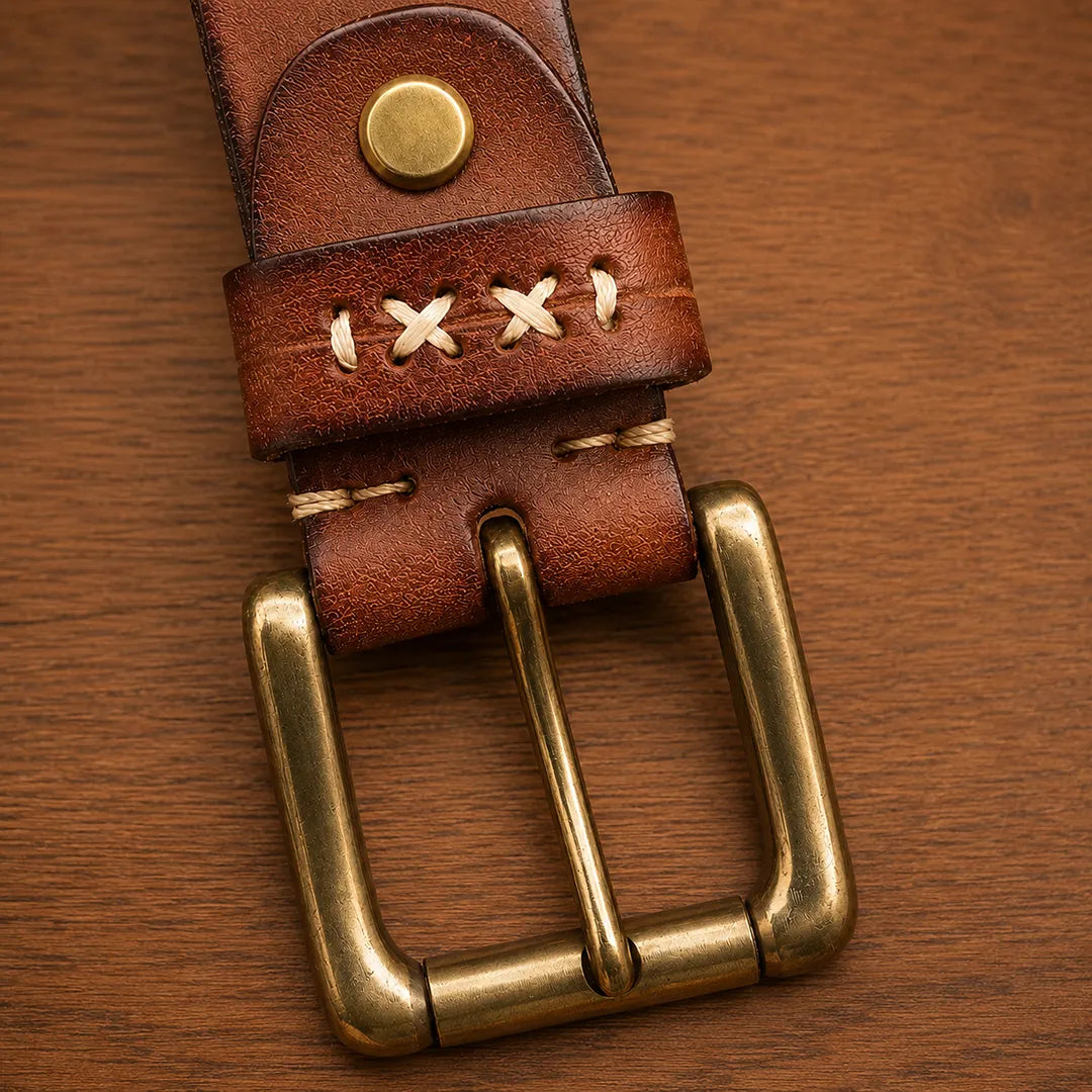 Classic Cowhide Belt