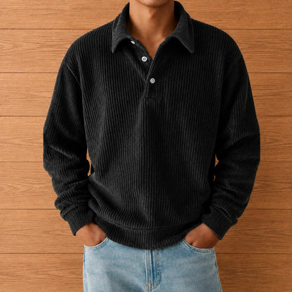 Classic Knit Polo Sweater