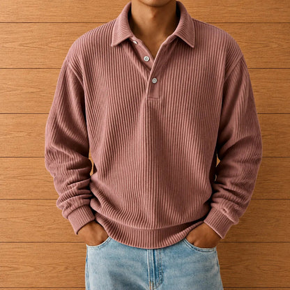 Classic Knit Polo Sweater