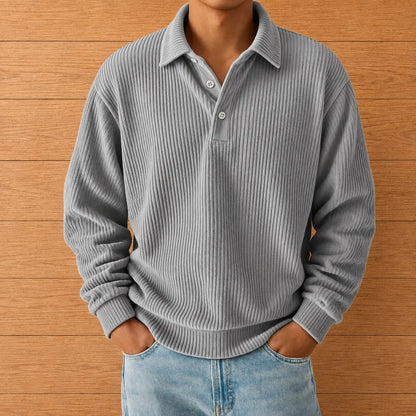 Classic Knit Polo Sweater