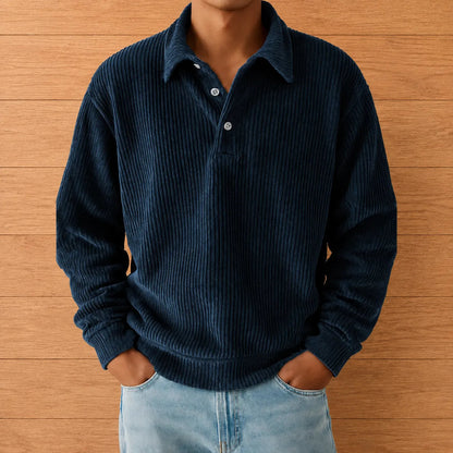 Classic Knit Polo Sweater