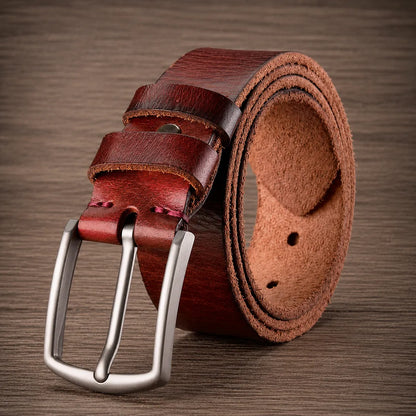 Classic Leather Pin Belt