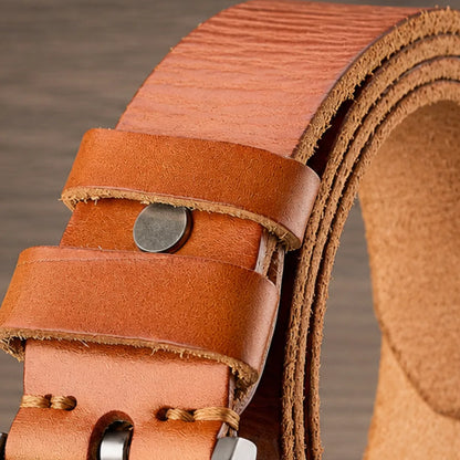 Classic Leather Pin Belt