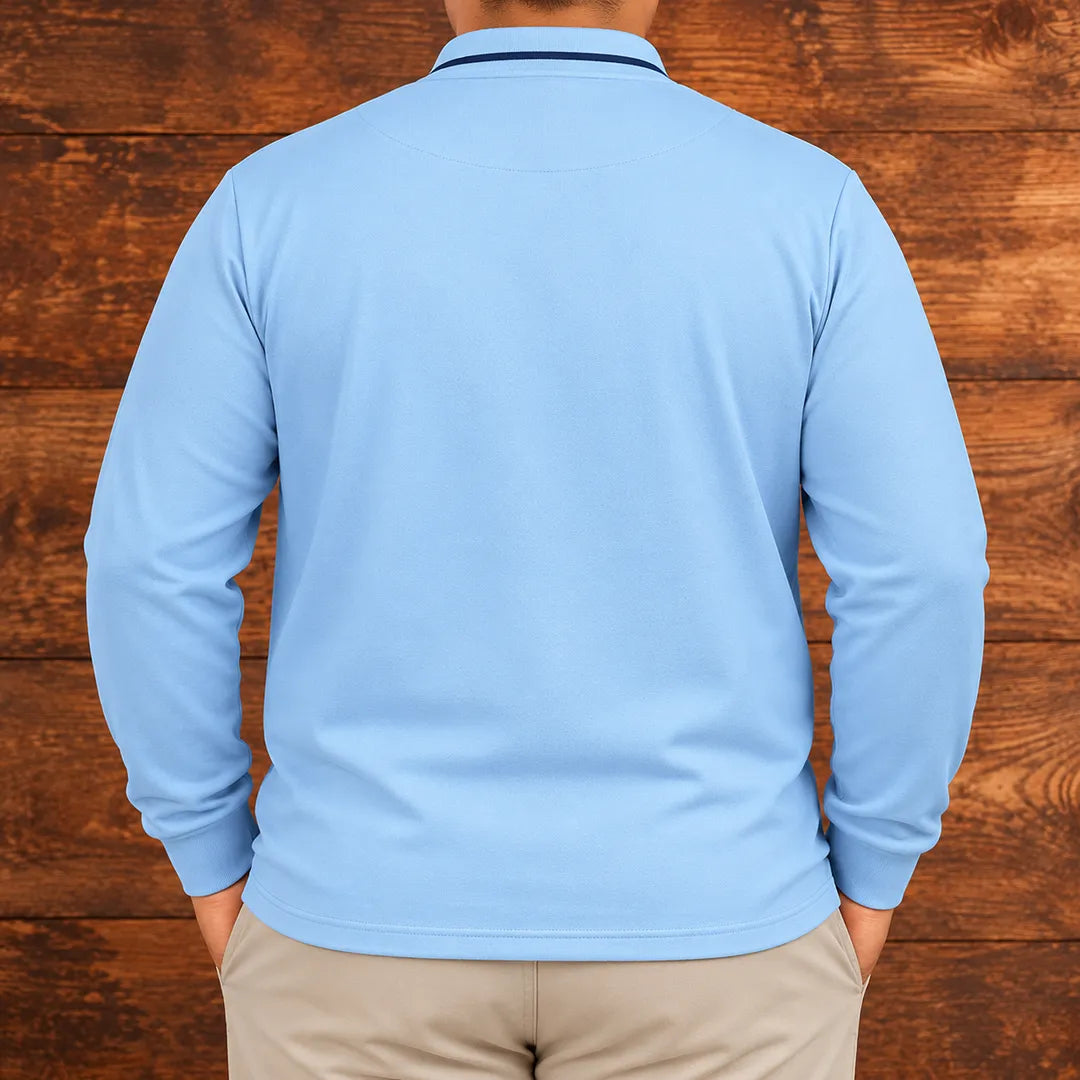 Classic Long Sleeve Polo Shirt