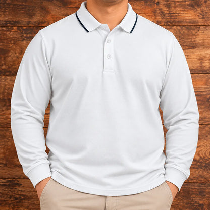 Classic Long Sleeve Polo Shirt