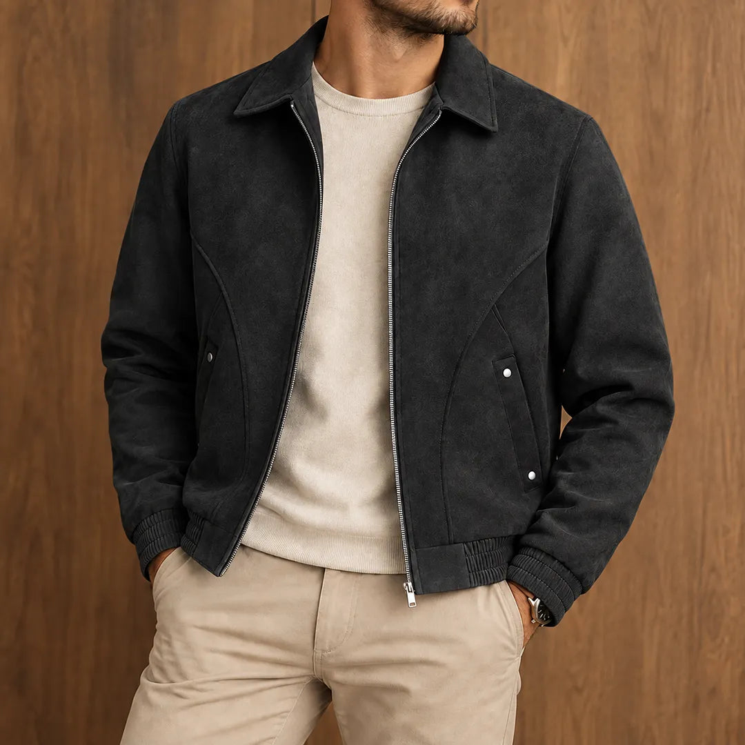 Classic Ribbed Casual Jacket