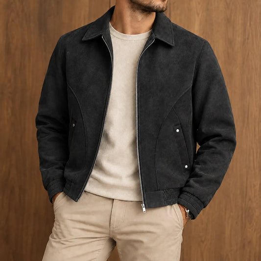 Classic Ribbed Casual Jacket