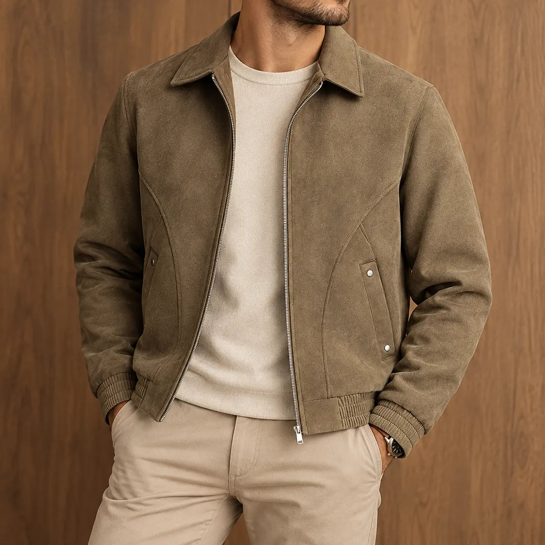 Classic Ribbed Casual Jacket