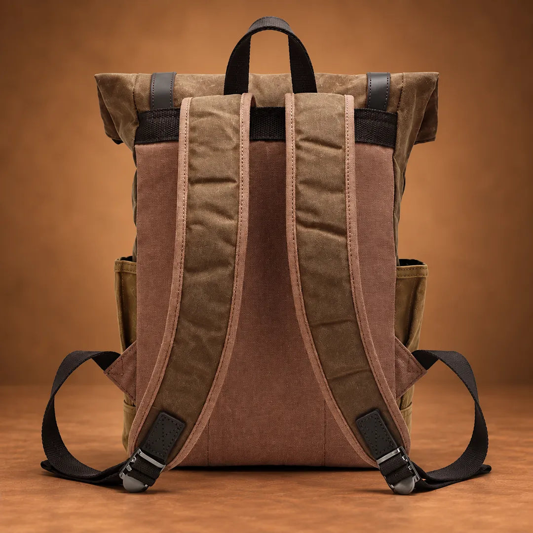 Classic Roomy Roll-Top Backpack